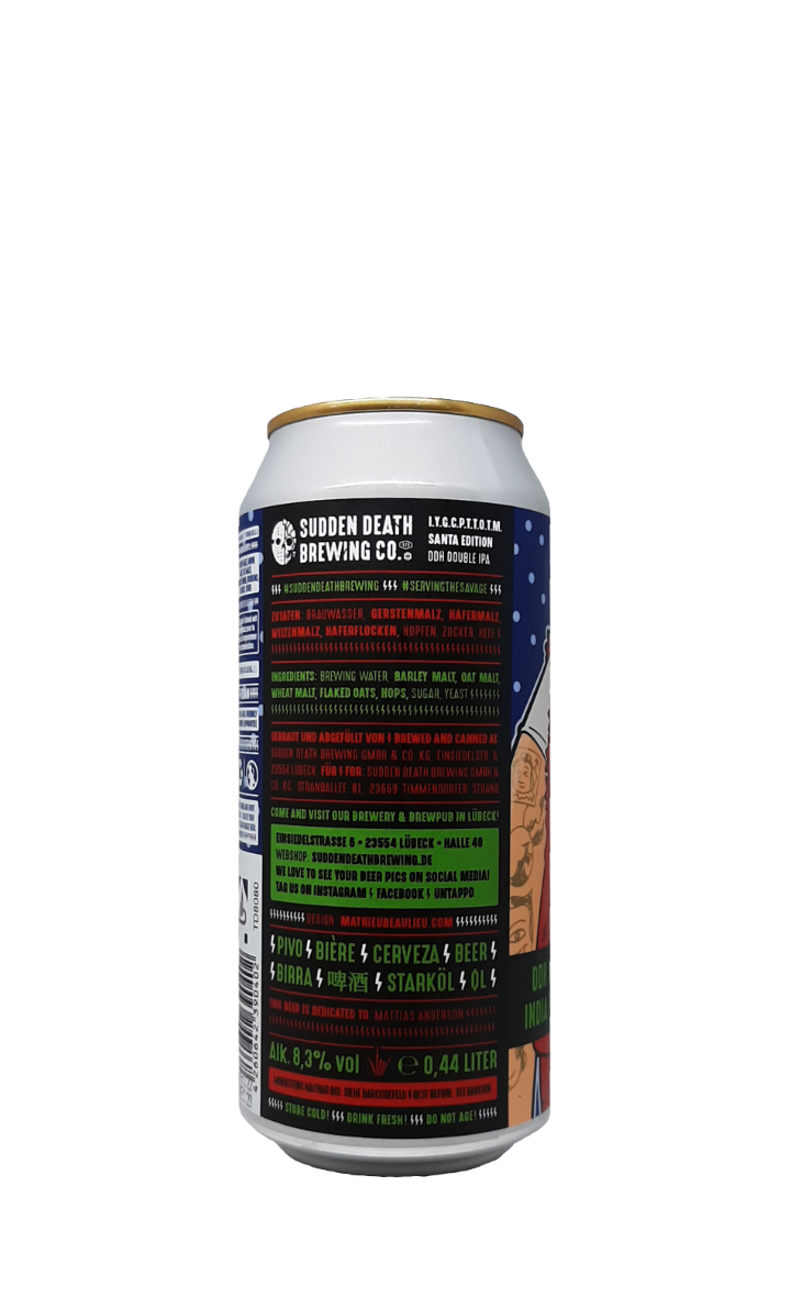 Sudden Death Brewing Co. - If You Got Complaints, Please Talk To Our Tourmanager // Santa Edition 2022