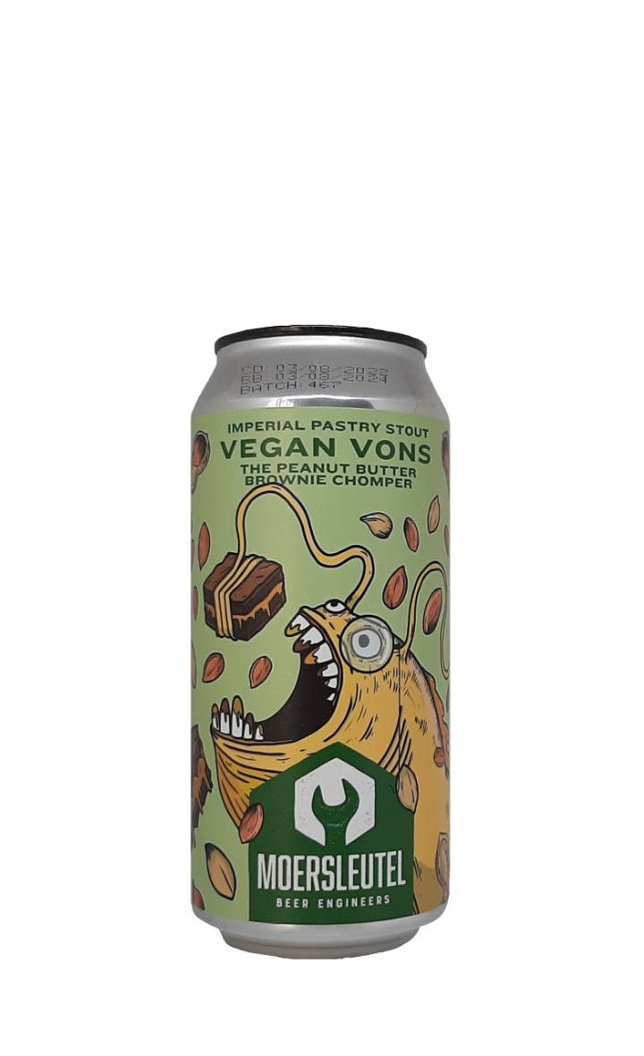 Moersleutel Craft Brewery - Vegan Vons, peanut butter brownie chomper